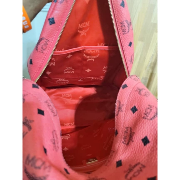 Authentic MCM Visetos Sprinkle Stud Large Backpack - Picture 3 of 11